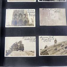  WW1 & Post, Personal Photo Album US Soldier France, Tanks, Cannons, 75 photos picture