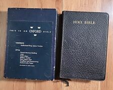 Vintage HOLY BIBLE Oxford Text With Box 01462x picture