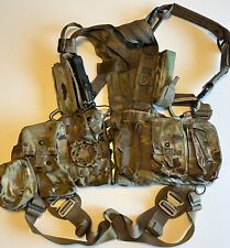 US Army ACU Air Warrior Vest Harness/Restraint System, Tether, Many Extras Too picture