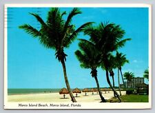 Marco Island Beach Vintage Posted 1984 Florida Postcard picture