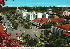Vintage Postcard Sunny Capital Kenyatta Avenue Buildings Palms Nairobi Kenya picture