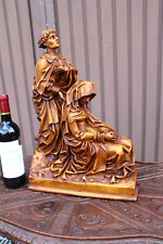 Vintage our lady of rust heppeneert Flemish statue religious picture