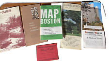 Vintage Lot Arrow Map Boston MA Brochures Hammond Museum Old Mill Tanglewood picture