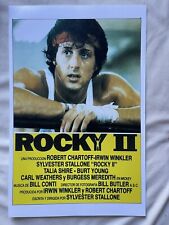 Rocky 2 Sylvester Stallone Poster 11 x 17 (193) picture