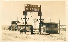 Postcard RPPC 1930s Dad Lee's roadside Nevada US 40 23-7645 picture