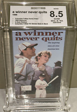1986 ABC Monday Night Movie VHS Video A Winner Never Quits Beckett Graded 8.5 B- picture