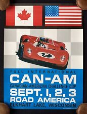 1967 CAN-AM Canadian-American Challenge Cup Road America Poster picture