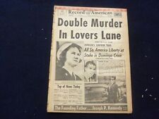 1965 MAY 3 BOSTON RECORD AMERICAN NEWSPAPER DOUBLE MURDER IN LOVERS LANE-NP 6280 picture