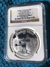 2014 Disney Niue Silver $2 Steamboat Willie Mickey Mouse NGC PF70 Ultra Cam Coin picture