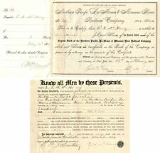 Northern Pacific, La Moure and Missouri River Railroad Co. issued to and signed  picture