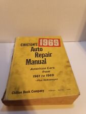 VINTAGE 1969 Chiltons Auto Repair Manual 1961-1969 American Cars & Volkswagen  picture