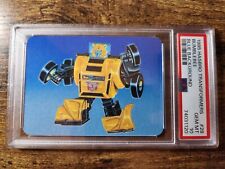 1985 Hasbro Transformers Bumblebee Blue Background PSA 10 Gem Mint RC #28 Pop 3 picture