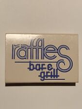 Vintage Matchbook Raffles Bar And Grill  picture