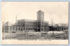 Athol Massachusetts Postcard Union Twist Drill Co Building 1905 Vintage Antique picture