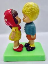 Vintage 1971 Berries Figurine Boy And Girl Plastic Retro Kitschy  picture
