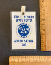 NASA 1966 JFK Space Center Apollo Saturn 202 Launch Access Pass Badge #257 Rare picture