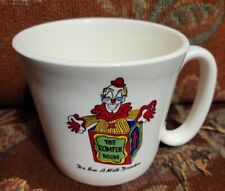 Vtg McCoy Mug Romper Room Do Bee A Milk Drinker Clown Jack In Box 60s Mug picture