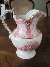 Antique Gold Gilt Pink Pitcher, Fashoda Pattern, By Dudson Wilcox & Till England picture