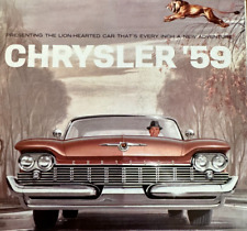 Vintage 1959 Chrysler Car Sales Dealer Brochure ~ Automobile picture