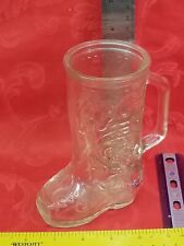 Billy Bob's Texas Glass Boot Mug 12 Ounce glass Fort Worth country beer bar picture