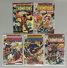 🔥MCU Comic Keys🔥The Champions #1 12 14 15 17 (1977)🔥NM-(8.5-9.2)🔥 picture