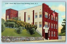 Lenoir North Carolina NC Postcard View Of Lenoir High School Band Building picture