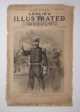 1894 Leslie’s Illustrated Weekly (New York) 16.5”x11.25” Fragile picture