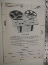 SF 1950's Sams Photofact  REVERE Model  T11  BIS picture