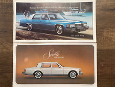 Seville by Cadillac & The Inside Story - Catalog Dealer Showroom Brochure 1970's picture