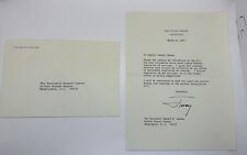 Jimmy Carter Signed White House Letter To Howard Cannon RARE AUTO picture