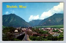 Maui HI-Hawaii, Wailuku, Antique, Vintage Souvenir Postcard picture
