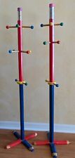 SET OF TWO Postmodern Pencil Coat Racks by Pierre Sala * GREAT CONDITION * PAIR picture