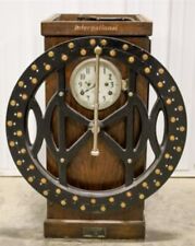 Antique International Time Recording Co Time Punch Clock Steampunk picture