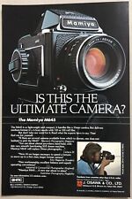 Vintage 1977 Original Print Advertisement Full Page - Mamiya Camera M645 picture