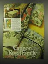 1975 Cannon Royal Family Cotswolds Linens Ad picture