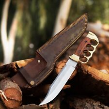 Custom Handmade  D2 Steel TACTICAL BOWIE HUNTING KNIFE COMES WITH SHEATH  picture