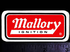 MALLORY Ignition - Original Vintage 1970's 80’s Racing Decal/Sticker - 3 inch picture