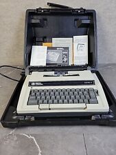 Vintage Smith Corona Electra XT Model 3L Electric Typewriter With Case & Papers picture