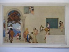 MAXFIELD PARRISH Subscription card for saturday evening post RARE very nice colo picture