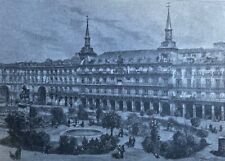 1882 Spain Burgos to Madrid Arch of St Mary Escorial Old Artillery Park picture