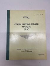 Aviation Structural Mechanics Manual (AM) Navarro 00-80T-49 January 1954 Book picture
