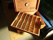 STUNNING HANDMADE HUMIDOR CIGAR BOX BY CHARLES TEDDER OF HIGH POINT, NC picture