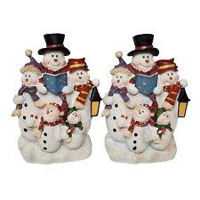 2 Christmas Snowman Stanley 6 Outlet Power Plug Adaptor removable face plate picture