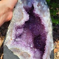 Rare Extra Large Amethyst Geode Cathedral Healing Crystal 16.3 lbs High Quality picture
