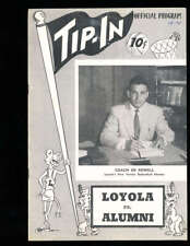 1954 Loyola vs Alumni basketball program bk11 picture