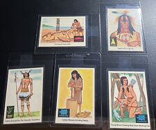 1959 Fleer Indian 5-Card Very Hi-Grade Lot No Creases - All Pictured picture