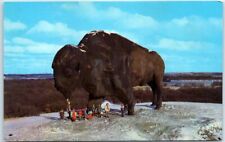 Postcard - World's Largest Buffalo picture