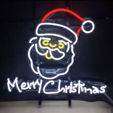 CoCo Merry Christmas Santa Claus Gift Xmas Neon Light Sign 24