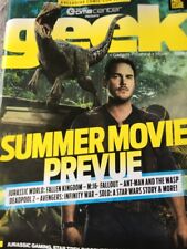 SDCC 2018 Geek Magazine Chris Pratt Jurassic World Exclusive Cover Swag  picture