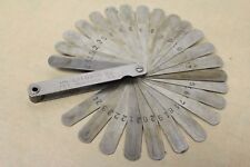 New Baldwin No. 222 1.5 - 25 Thou 26 Blade Imperial Feeler Gauge Made In USA picture